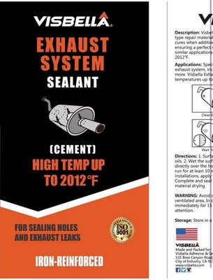 Auto Vehicle Exhaust System Sealant, Non-Slumping Professional Repair Crack... 