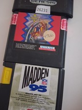 Sega Genesis Sports Games Summer Challenge sports talk baseball, Madden 95 26231