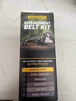 Work Sharp Ken Onion Replacement Belt Kit WSSAK081113-ATL New