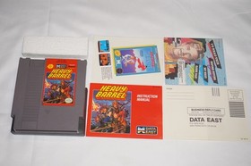 Heavy Barrel (Nintendo NES) Complete in Box w/ Reg Card CIB