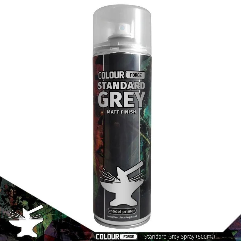 Colour Forge Standard Grey Spray 500ml | Primer UK Only | Warmodels