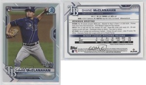 2021 Bowman Chrome Refractor /499 Shane McClanahan #8 Rookie RC