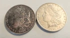 2 - Morgan Silver Dollars
