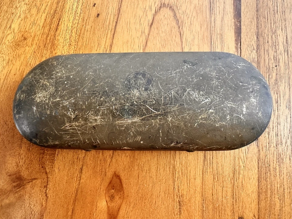 Gafas de seguridad/conducción Willson de colección con estuche de hojalata original Steampunk Foto 3 de 4