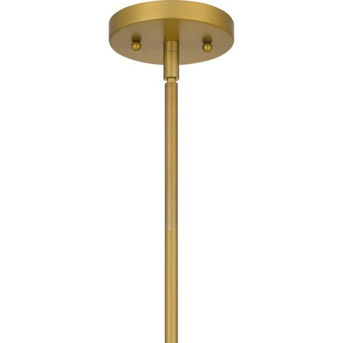 Brushed Gold One Light Pendant from the Peregrine Collection - Picture 6 of 6