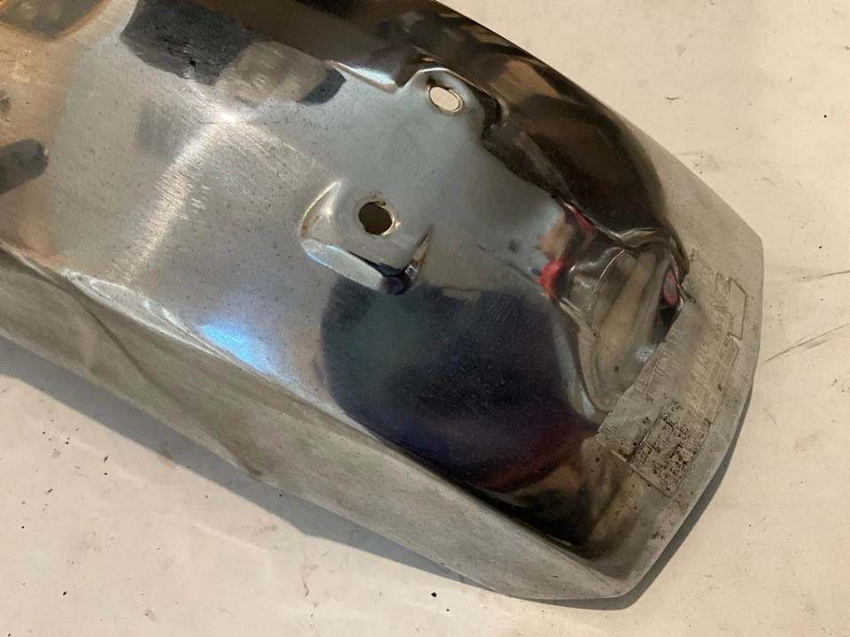 Guardabarros trasero Rr OEM 1975 SUZUKI RE5 GIRATORIO RE-5 75 acero Foto 4 de 4