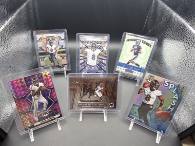 Lamar Jackson 6 Card Insert   Lot. Mosaic, Select, Optic, & Contenders! Ravens.