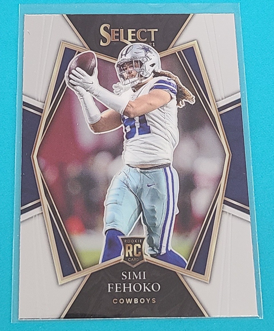 2021 Panini Select  RC #183 Simi Fehoko  Dallas Cowboys Football Card C3