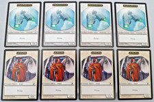 MTG Angel + Pentavite Tokens (x8) Scourge / Mirrodin Player Rewards, 2004, Magic