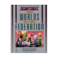 Pocket Books Star Trek Book Worlds of the Federation SC  VG+