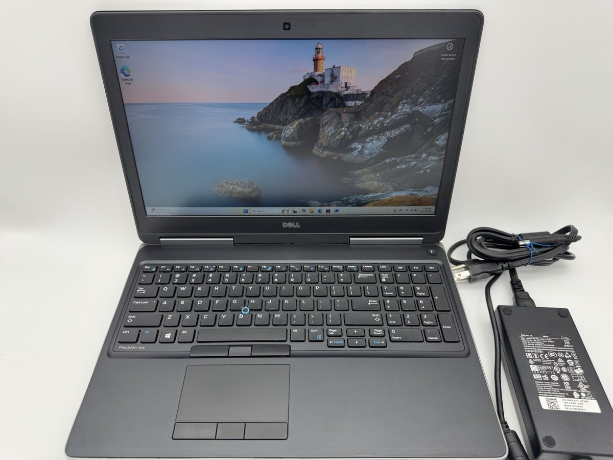 Dell Precision 7520 i7-7820HQ 2.9GHz 16GB, 512GB SSD, Radeon
