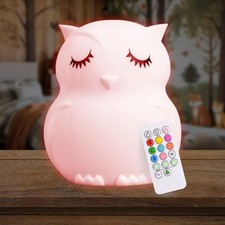 LumiPets  Owl - Children's Nursery Touch Night Light