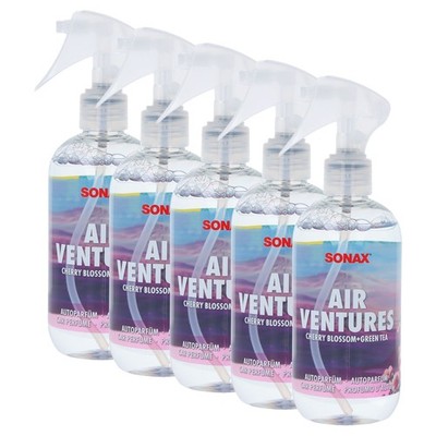 Autoduft Lufterfrischer AirVentures Cherry Blossom+Green Tea 5 X 300 ml Duft KFZ