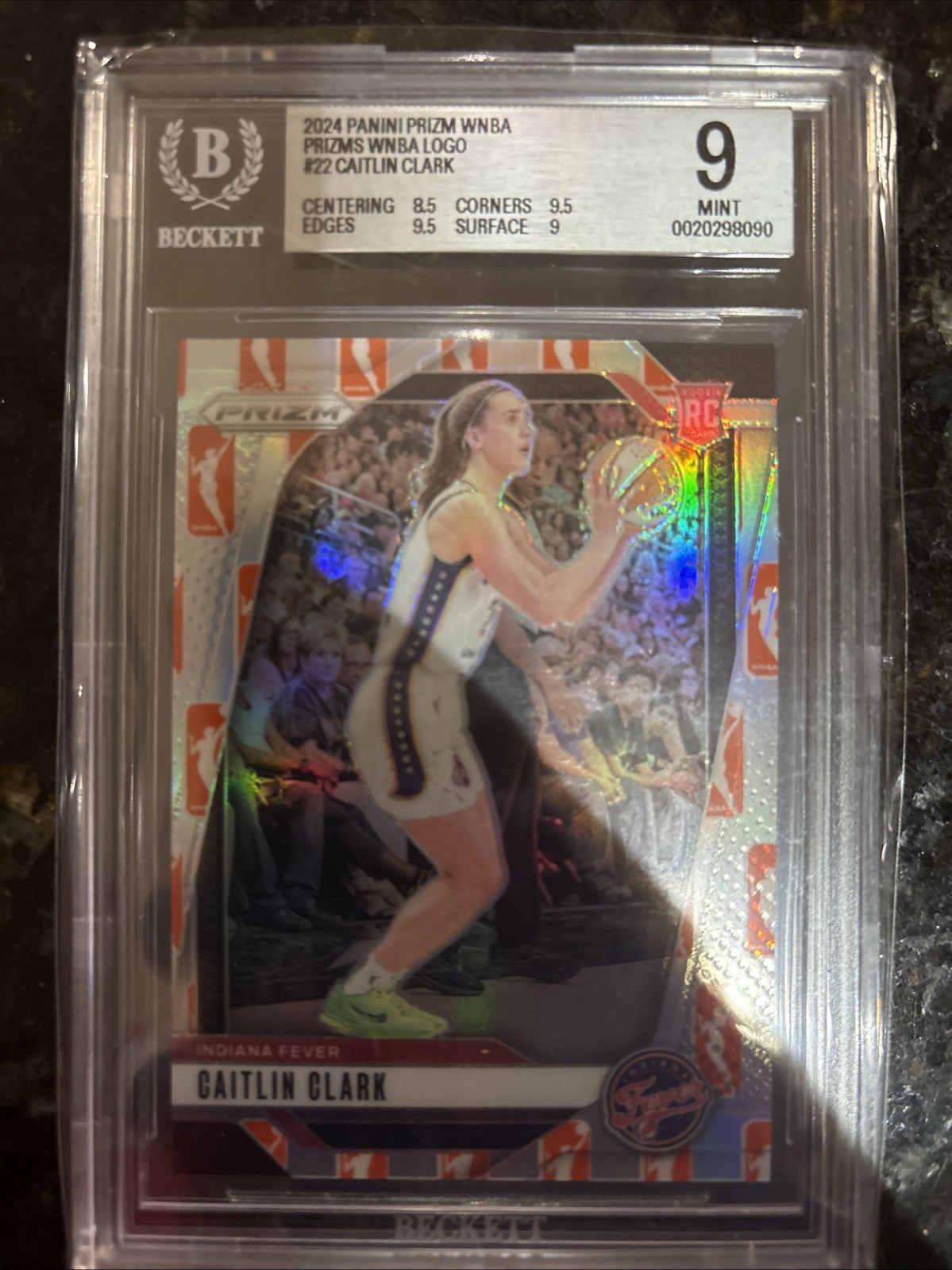 2024 Panini Prizm WNBA - Caitlin Clark #22 WNBA Logo Prizm (RC)