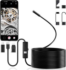 Endoscope Inspection Camera, Endoscope Camera with 8 LED Lights No WiFi,    290B