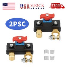2pcs 12v 24v Battery Disconnect Switch Master Kill Isolator For Car Marine Boat