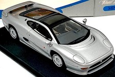 Minichamps 1/43 Jaguar XJ220 1999 Silver Diecast Model 430102222 New