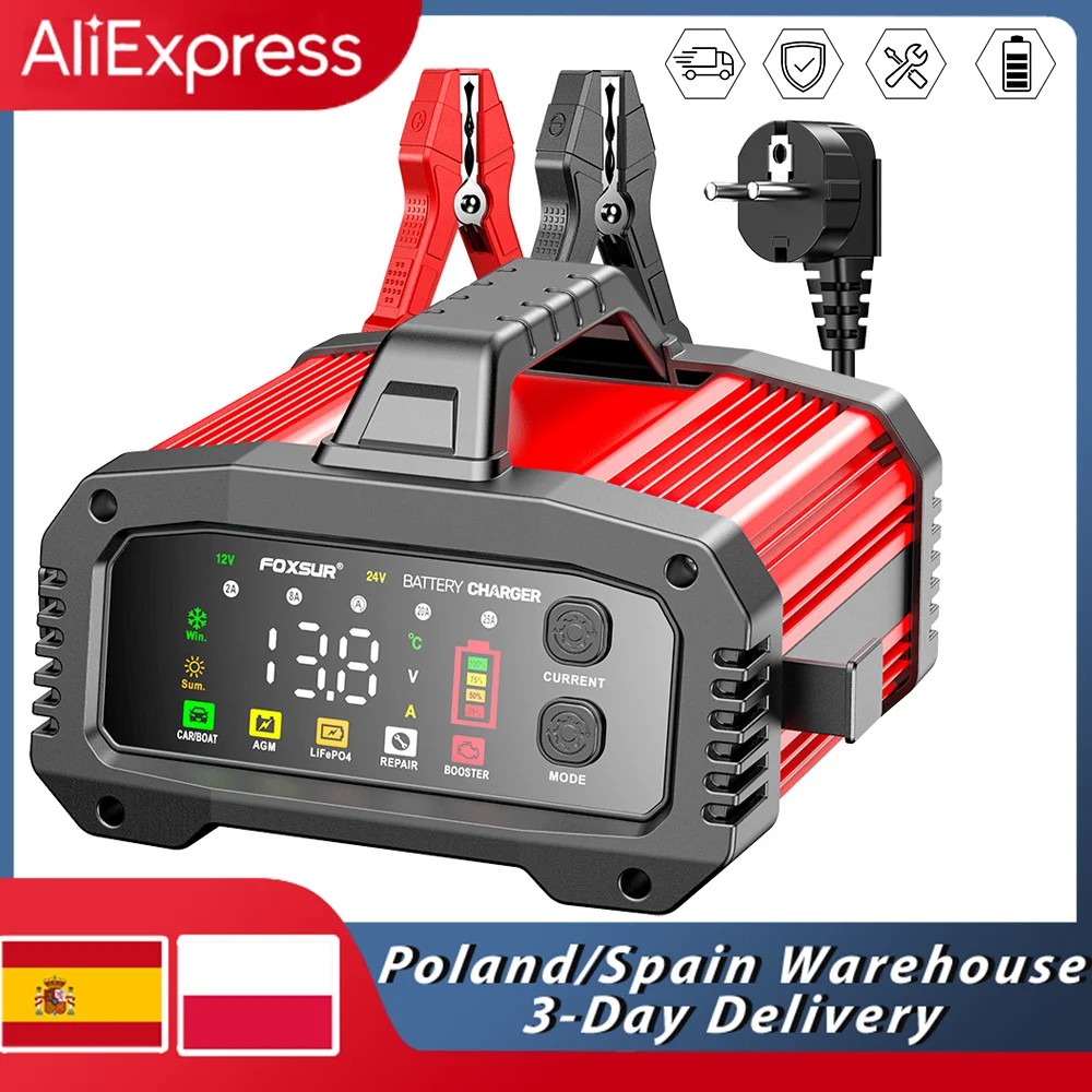 Chargeur de batterie voiture 24V pour résoudre les pannes de froid