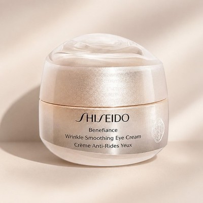 Pack of 2 - Shiseido Benefiance Wrinkle Smoothing Eye Cream 0.51oz / 15ml - New