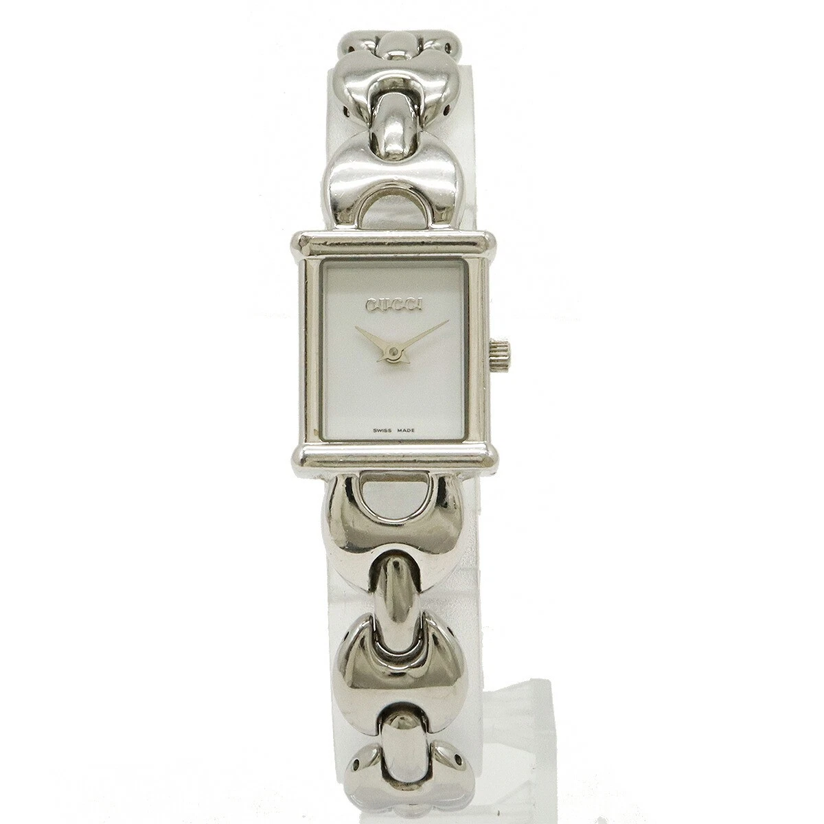 Montre Gucci cadran blanc Ss Qz Qz 1800L occasion