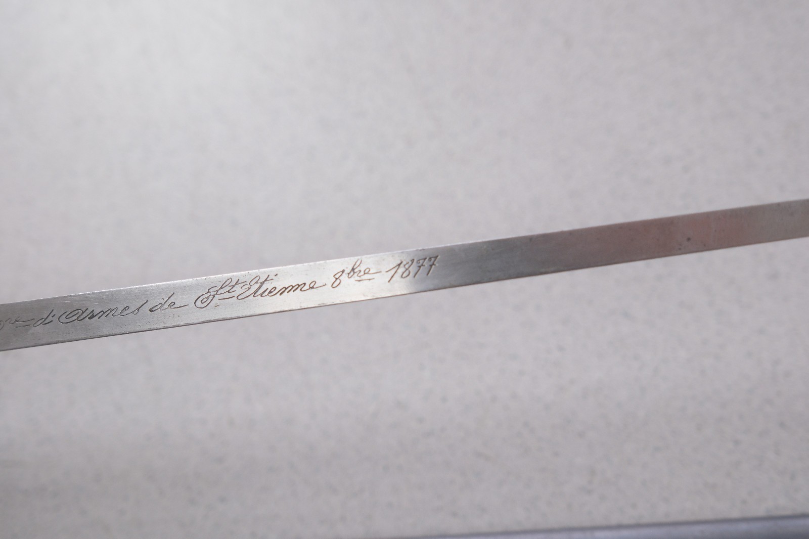 French Gras Bayonet 'Mre de Armes St. Etienne 1877 MATCHING NUMBERS FREE SHIP!