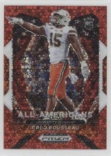 2021 Panini Prizm Draft Picks All-American Red Circles Greg Rousseau #200 2u3