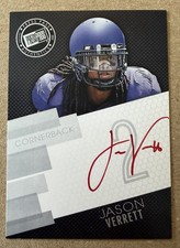 2014 Press Pass #PPS-JV Jason Verrett Autograph Red Ink RC SP TCU Chargers