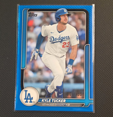 Topps 2026 Kyle Tucker #26 Los Angeles Dodgers [Blue] Serial Numbered 061/150