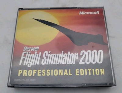 *Read Description* Microsoft Flight Simulator 2000 Professional  Edition
