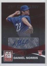 2015 Panini Elite Signatures 21st Century Daniel Norris #6 Auto 0k0