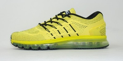 ONEMIX Men's 1155 Cushion Sneakers, Black/Yellow, 8 US