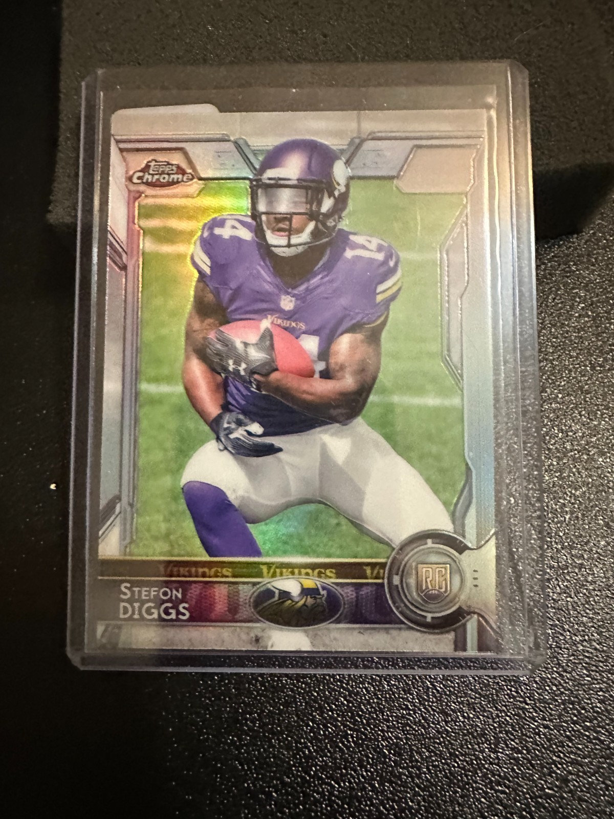 2015 Topps Chrome Football Refractor # 148 Stefon Diggs - Minnesota Vikings