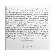 Fridge Magnet Psalms Chapter 85 English TEHILLIM Old Testament Holy Bible Torah