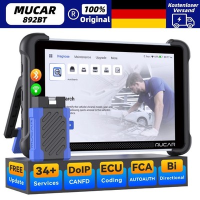 2025 MUCAR 892BT OBD2 KFZ Diagnosegerät Scanner ECU-Codierung 34 Reset MUAI DE