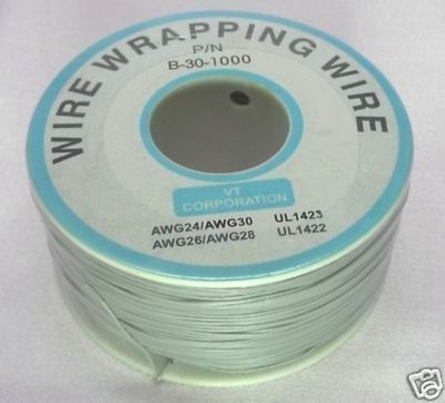 Prototype Wire wrap cable 30AWG 30# 300M Grey Xbox WII *pz