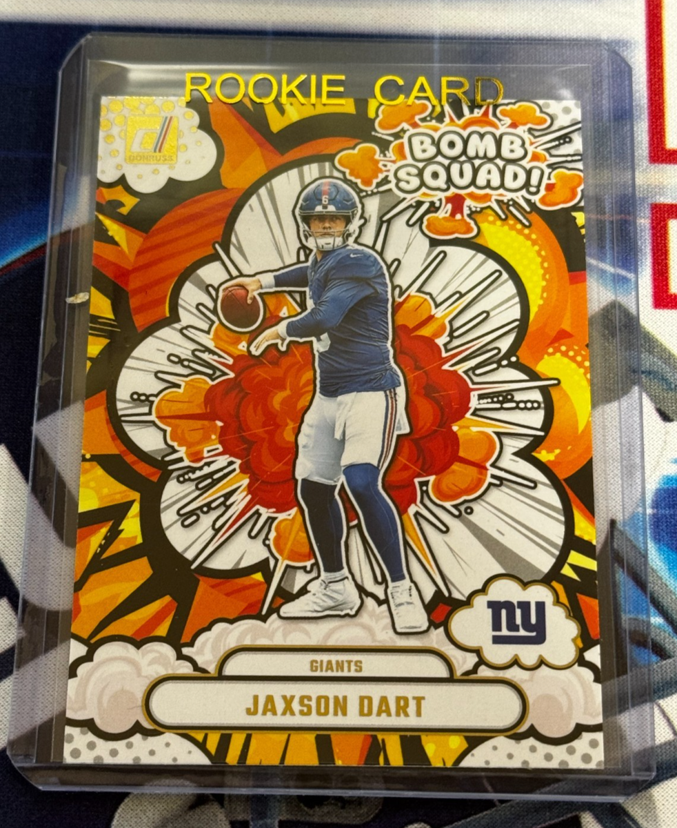JAXSON DART RC 2025 Panini Donruss 🏈BOMB SQUAD ROOKIE BS-JDT