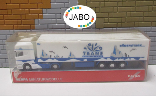 (J 4) Herpa escala N 065719 Scania semirremolque NUEVO/EMBALAJE ORIGINAL | Zustand: Neu