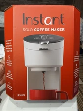 Instant Pot K-Cup Pod Single Serve Coffee Maker Reusable Pod  Bold Setting White