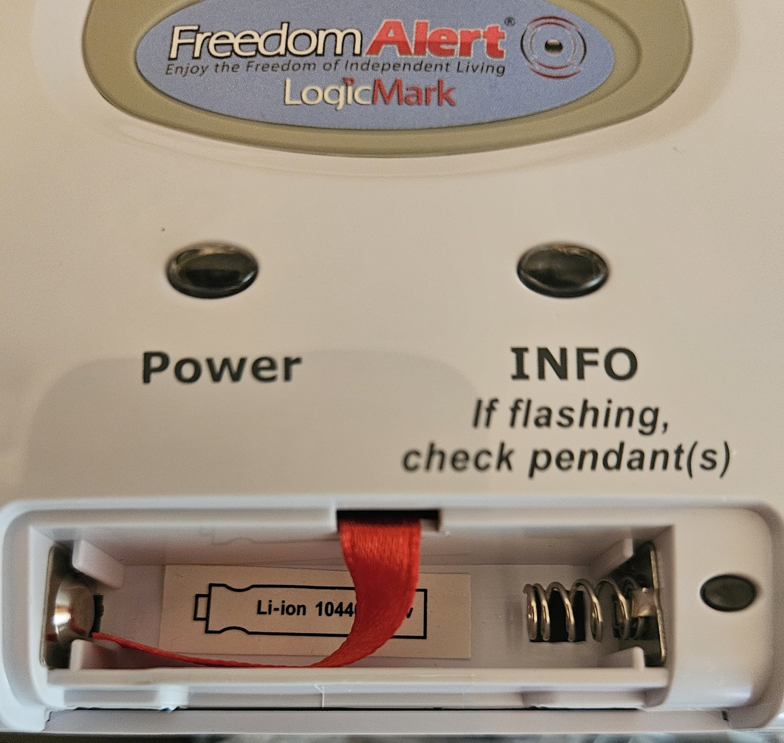 LogicMark Freedom Alert Fall Emergency System 35511 - Open Box - No Batteries