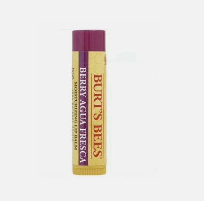 1 Burt's Bees 100% Natural Moisturizing Lip Balm Berry Agua Fresca 0.15oz/4.25g