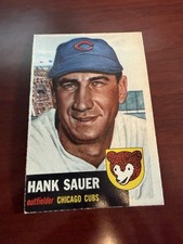 1953 Topps #111 Hank Sauer. EX(oc)