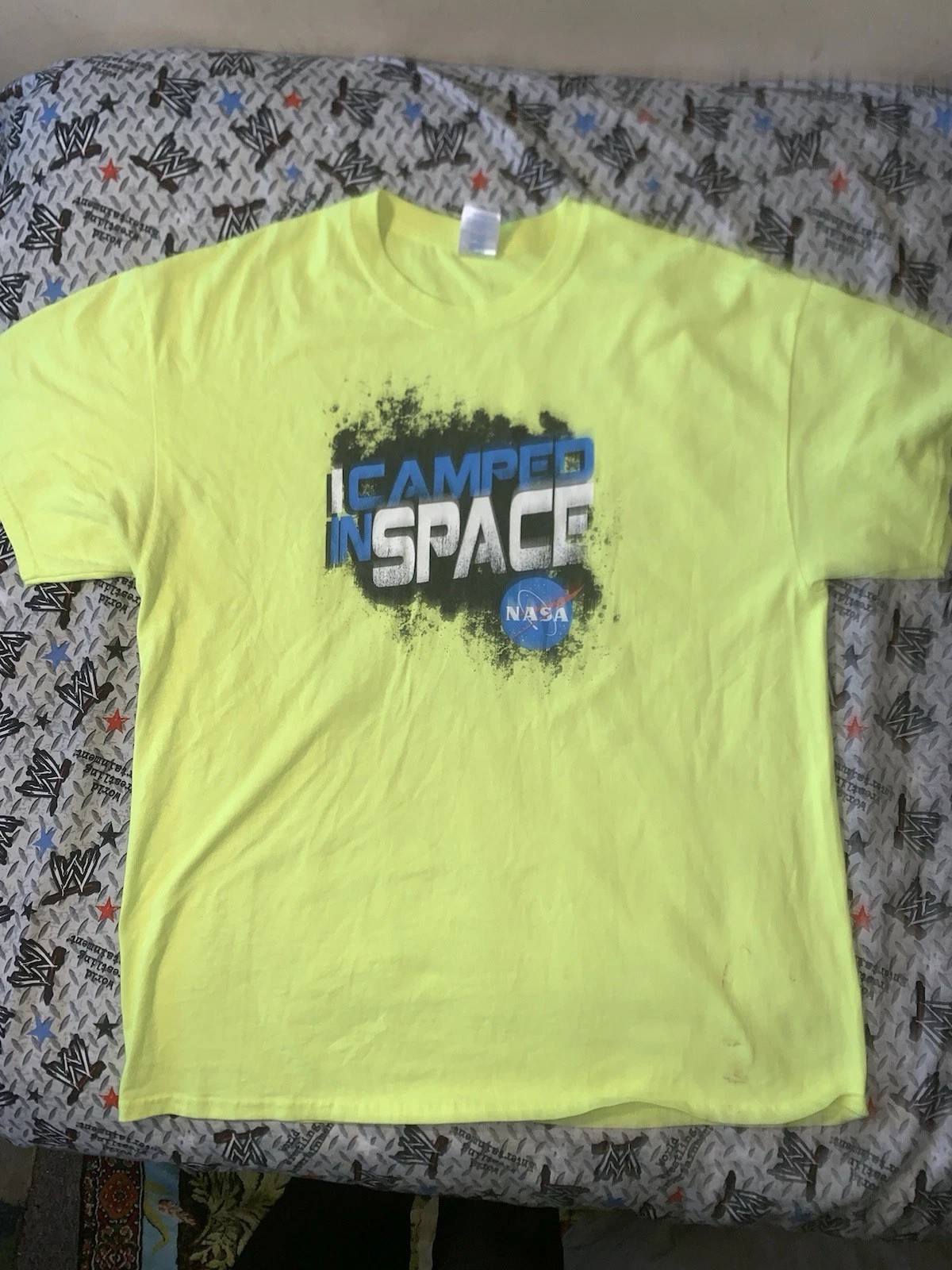 NASA space camp T-shirt I camped in space t shirt size xl