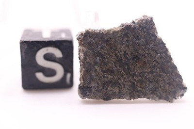 NWA 17472 Martian meteorite (shergottite) part slice  Weight  1.52 grams NEW