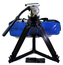VINTEN VISION 250 HEAD TELEBAR PLT TDK CARBON TRIPOD GRSPR BAG DEFECT READ 73Lbs