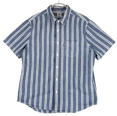 LEVIS STRAUS & CO Men Standard Short Sleeve Casual Formal Shirt Size L