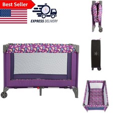 Funsport Portable Baby Playard - Lightweight, Easy Setup, Butterfly Twirl Design
