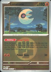 Lunatone 105/217 Mega Evolution Ascended Heroes Reverse Holo