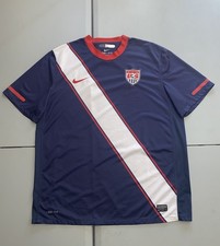 2012 Authentic USA National Team Away Blue Soccer Shirt Jersey World Cup Sz XL