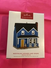 Hallmark Keepsake Ornament 2023 Limited Nostalgic Houses Shops special repaint