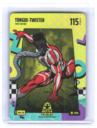 Bo Jackson Battle Arena - Tongue Twister Steel 80's Rad Battlefoil -RAD-250